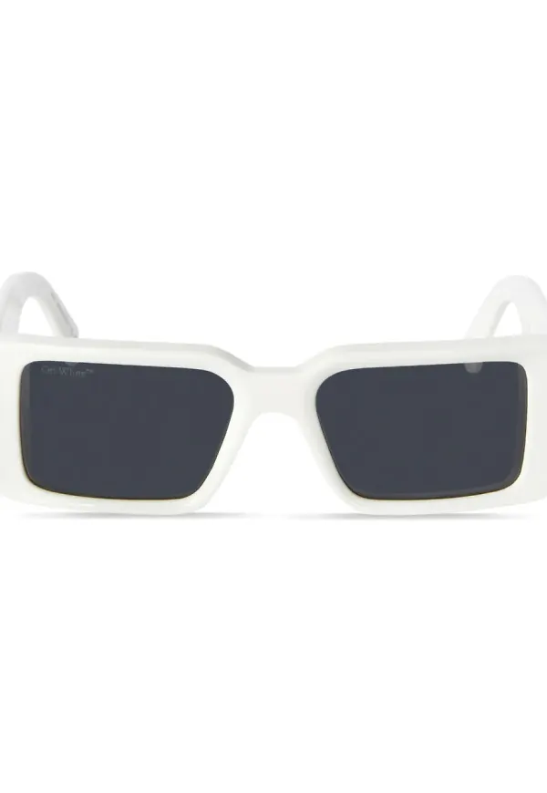 Off-White Eyewear Milano rektangulära solglasögon - Vit