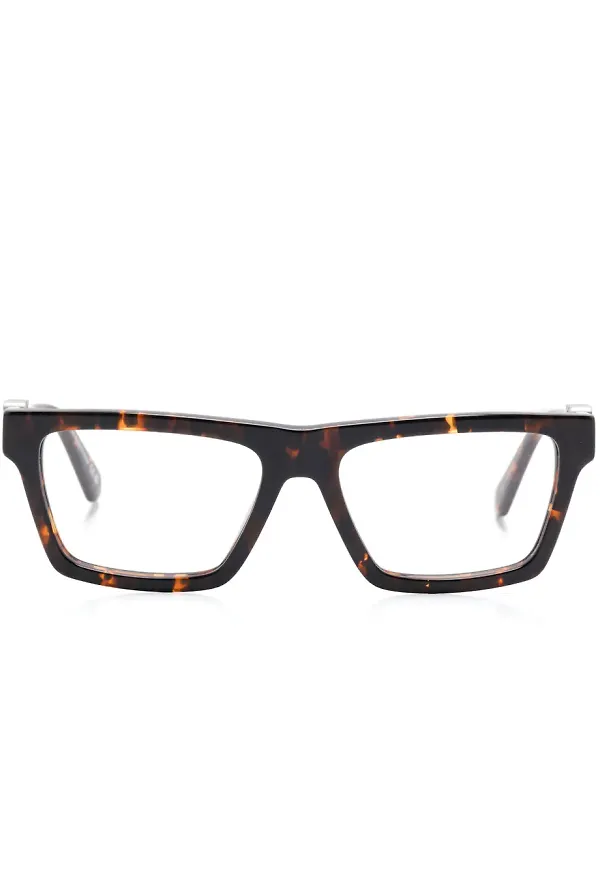 Off-White Eyewear rektangulära glasögon - Brun