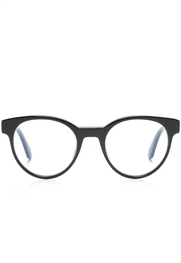 Off-White Eyewear runda glasögon - Svart