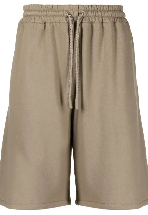 Off-White Stitch Diag träningsshorts - Brun