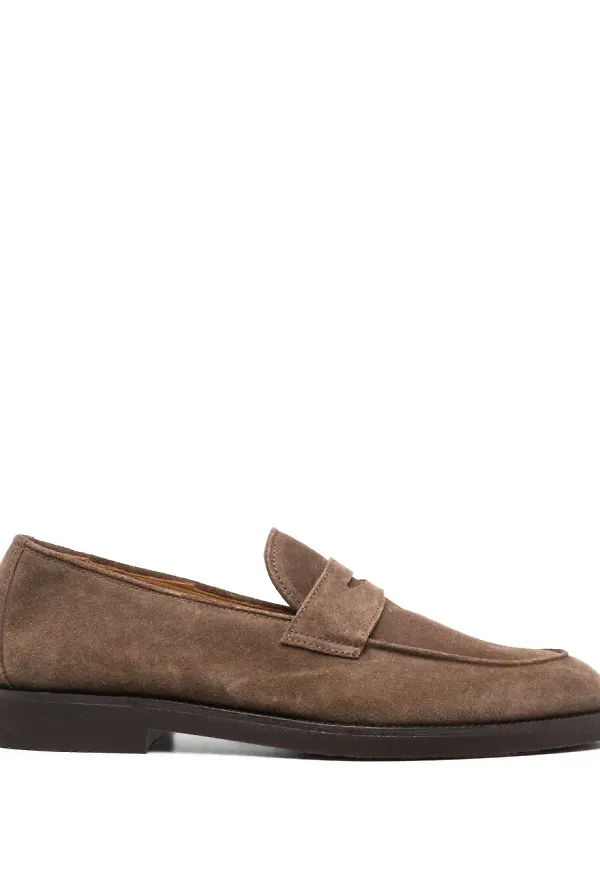Officine Creative Opera Flexi 101 loafers i mocka - Brun