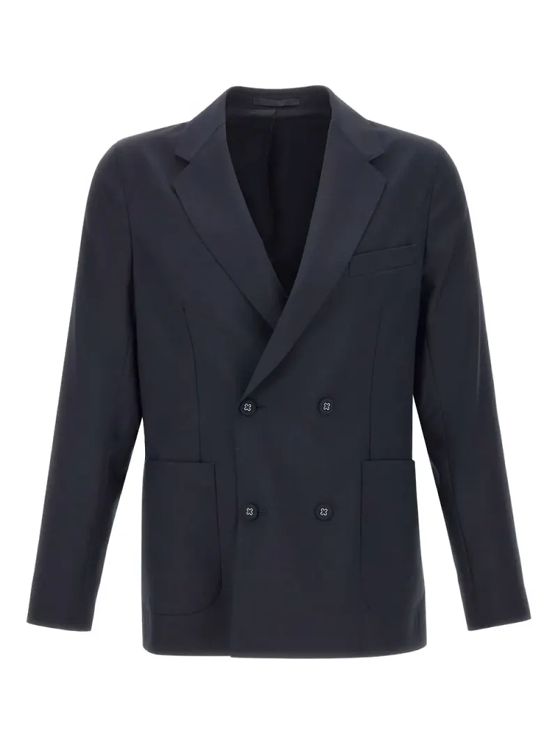 Officine Generale Leon dubbelknäppt blazer - Blå