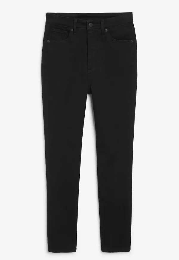 Oki cropped black deluxe jeans - Black