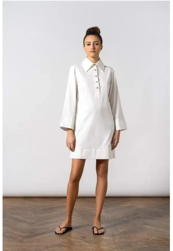 Olana Dress - Cloud White