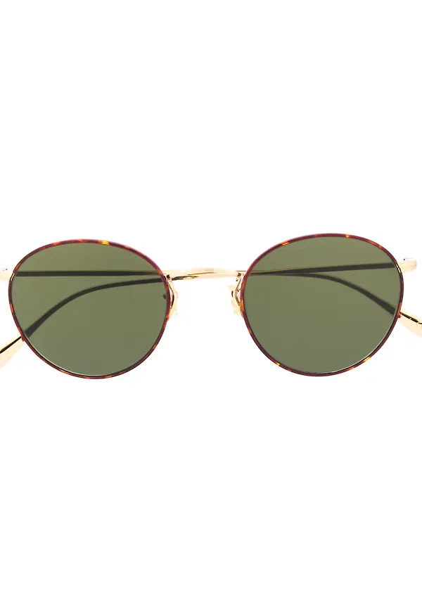 Oliver Peoples Coleridge runda solglasögon - Brun