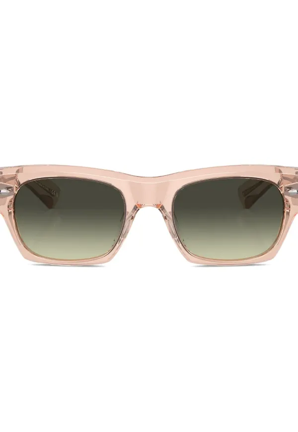 Oliver Peoples Kasdan fyrkantiga solglasögon - Brun