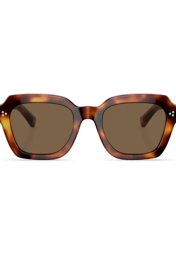 Oliver Peoples Kienna fyrkantiga solglasögon - Grön