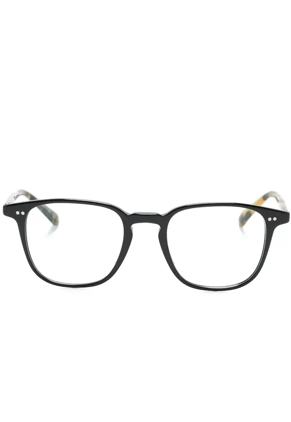Oliver Peoples Nev fyrkantiga glasögon - Svart