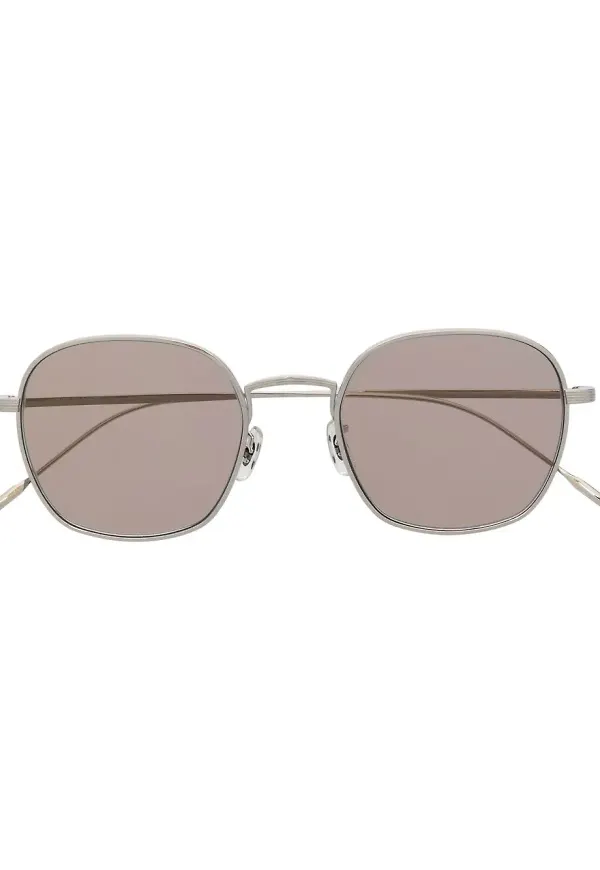 Oliver Peoples runda solglasögon - Silverfärgad