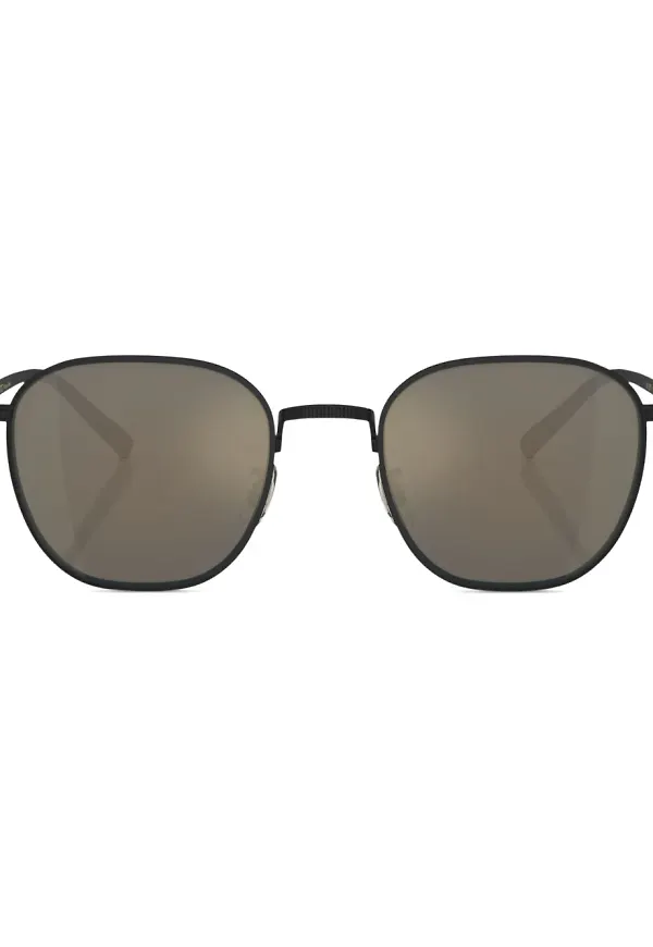 Oliver Peoples Rynn fyrkantiga solglasögon - Svart