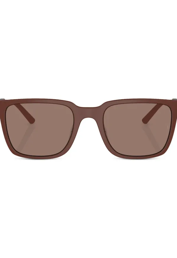 Oliver Peoples solglasögon med fyrkantiga bågar - Röd