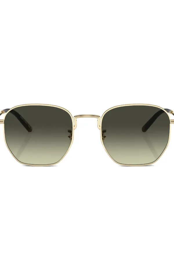 Oliver Peoples solglasögon med geometriska bågar - Guldfärgad