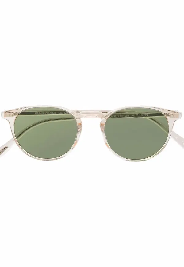 Oliver Peoples solglasögon med runda bågar - Neutral