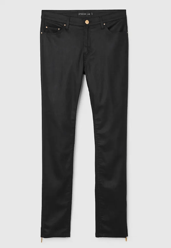 Stockh lm Olivia coated trousers PU byxor