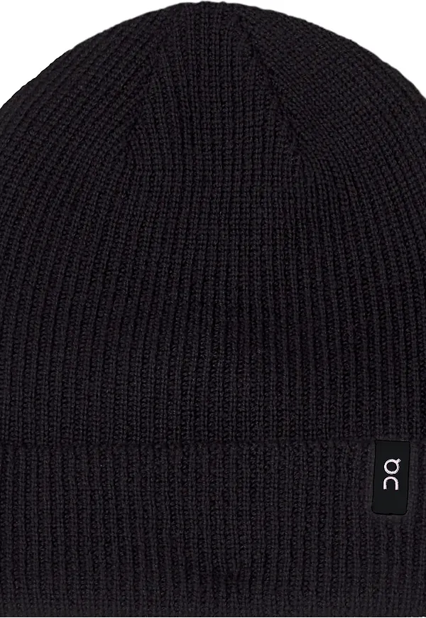 On Unisex Merino Beanie Black