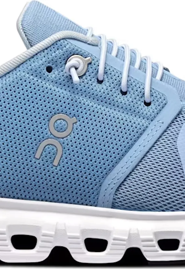 On Women's Cloud 6 Chambray/White