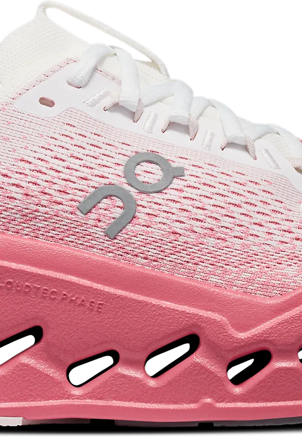 On Women's Cloudsurfer Max White-camellia