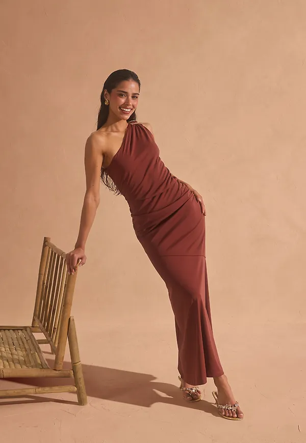 One shoulder dress