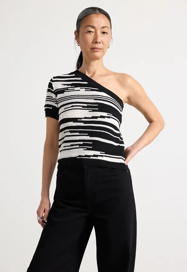 One shoulder topp