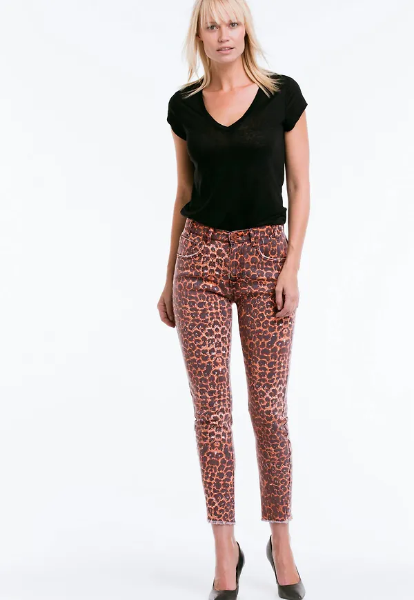 One Teaspoon - Jeans Black Cat Scallywags - Brun