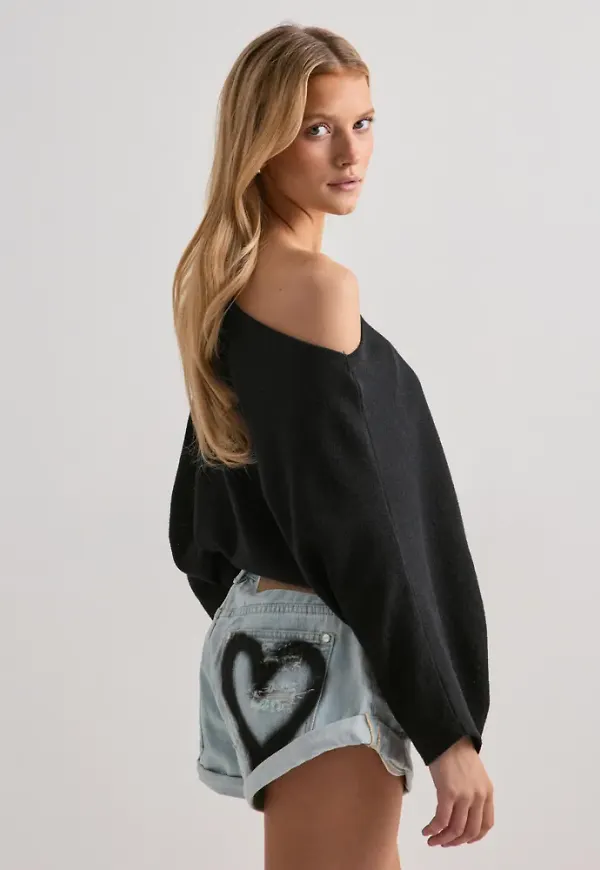 One Teaspoon - Blå - Bandits Heart Short