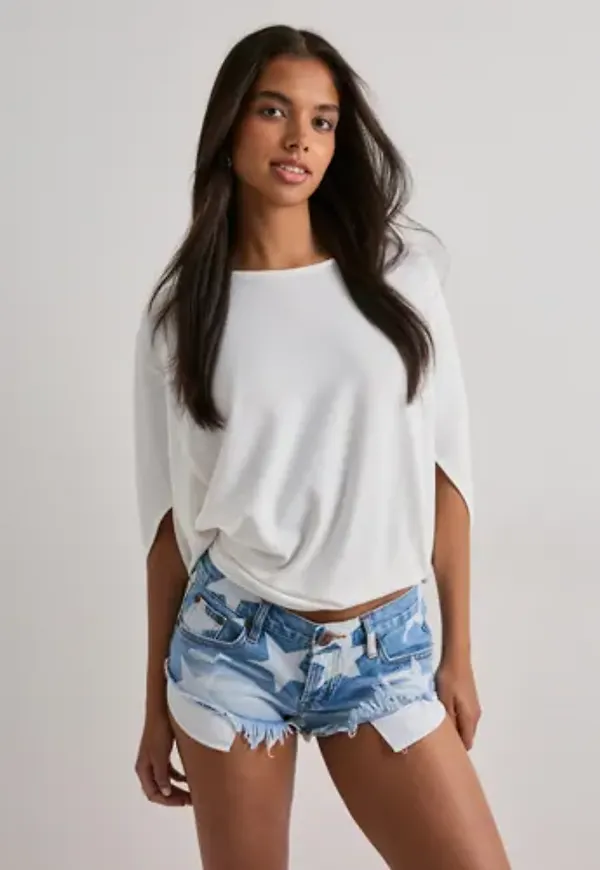 One Teaspoon - Blå - Daisy Denim Shorts