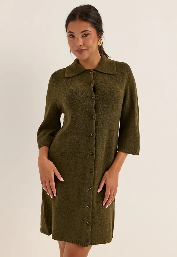 Onlalivia 2/4 COLLAR DRESS KNT