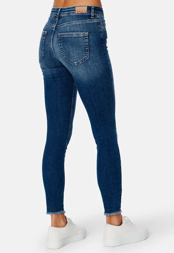 Onlblush Mid Ankle Raw Denim