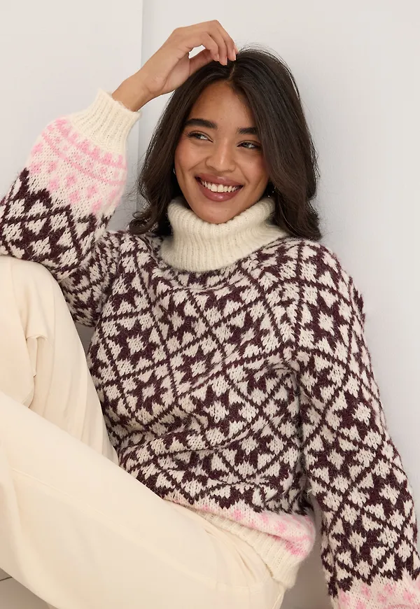 Onlcaro Ls Rollneck Cc Knt