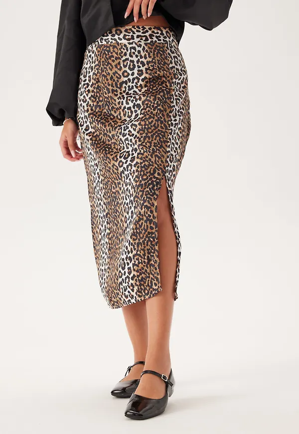 Onljane Life Long Slit Skirt
