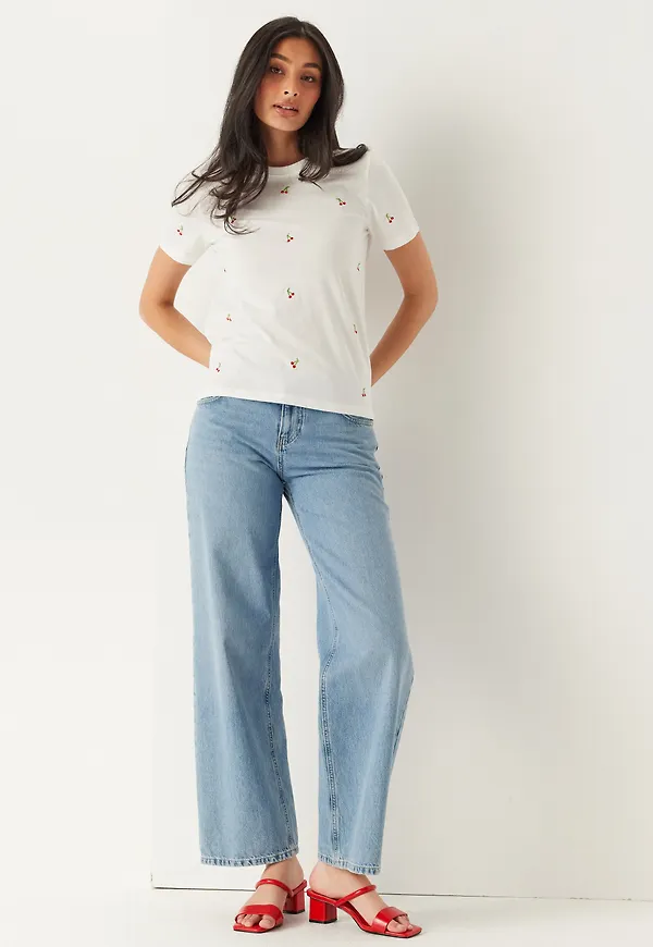 Onlketty Life S/S O-NECK TOP