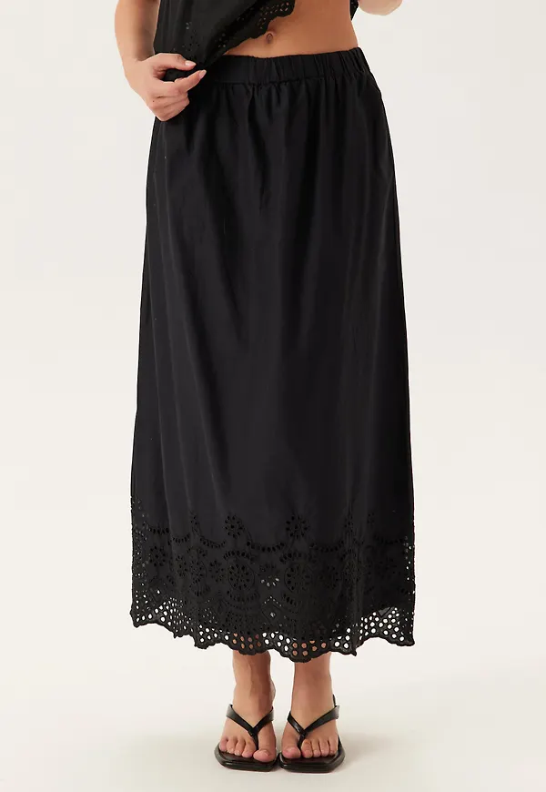 Onllou Life Emb Long Skirt