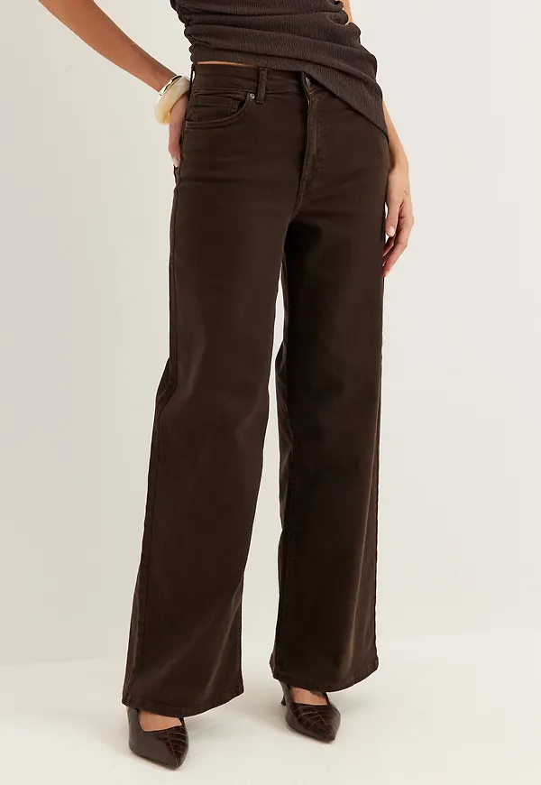 Onlmadison Blush Hw Wide Brown