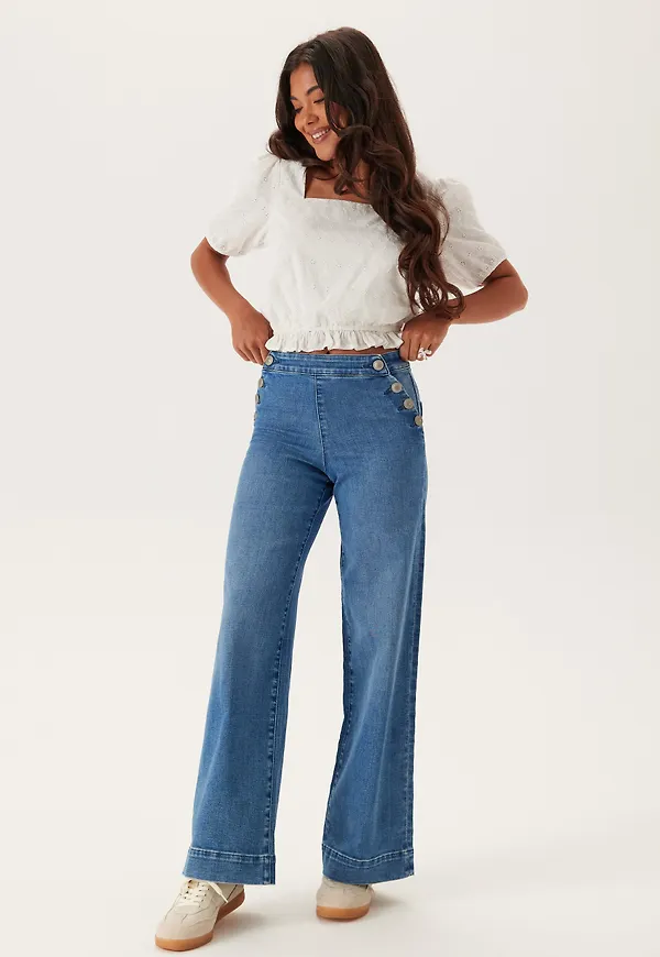 Onlmadison Hw Button Wide Dnm