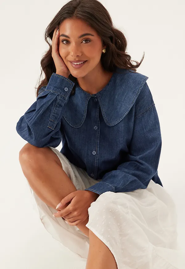 Onlnala L/S COLLAR DNM COLLAR