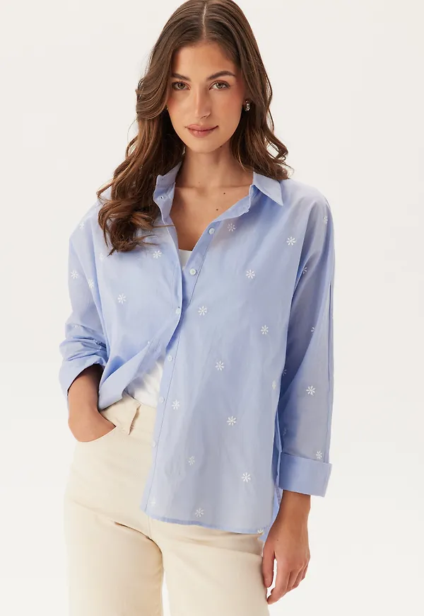 Onlnew Lina Grace Ls Emb Shirt