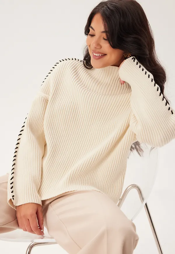Onlqueenie Ls Contrast High Ne