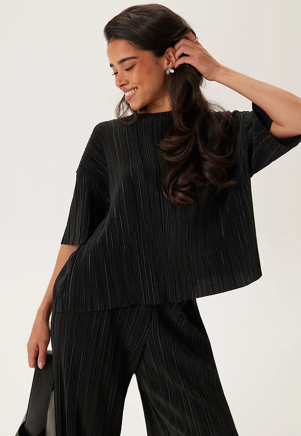 Onlravenna S/S Plisse Top