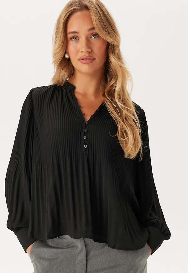 Onlronja Life L/S V-Neck Plisse