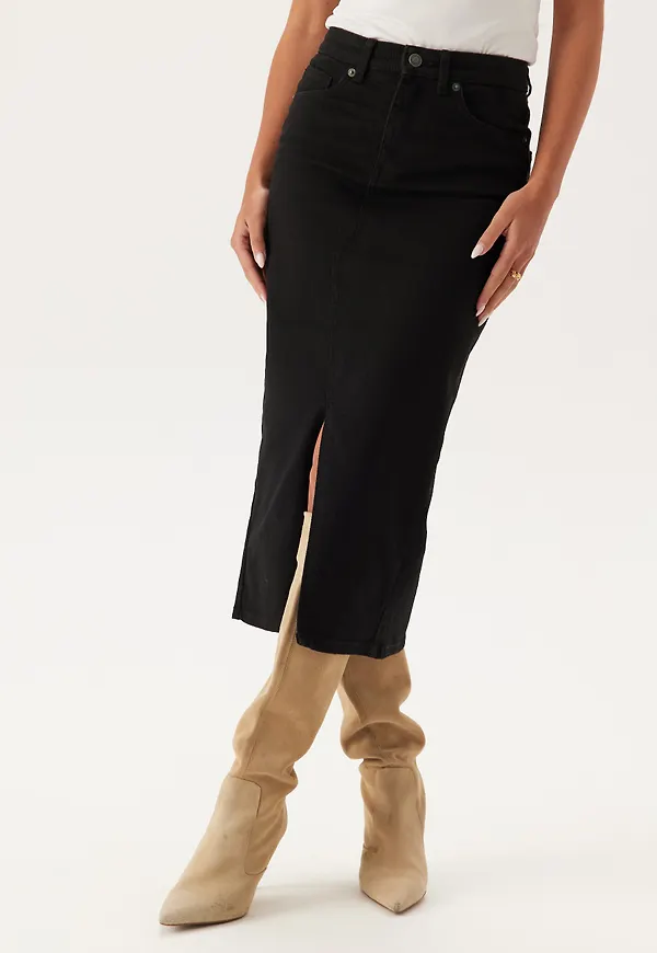 Onlsiri Front Slit Skirt Dnm