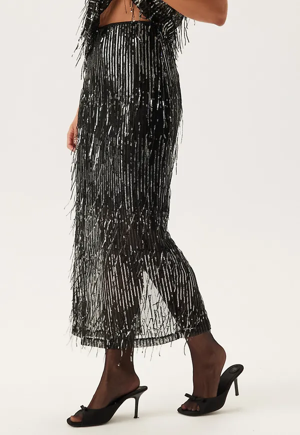 Onlspacy Hw Long Sequins Skirt