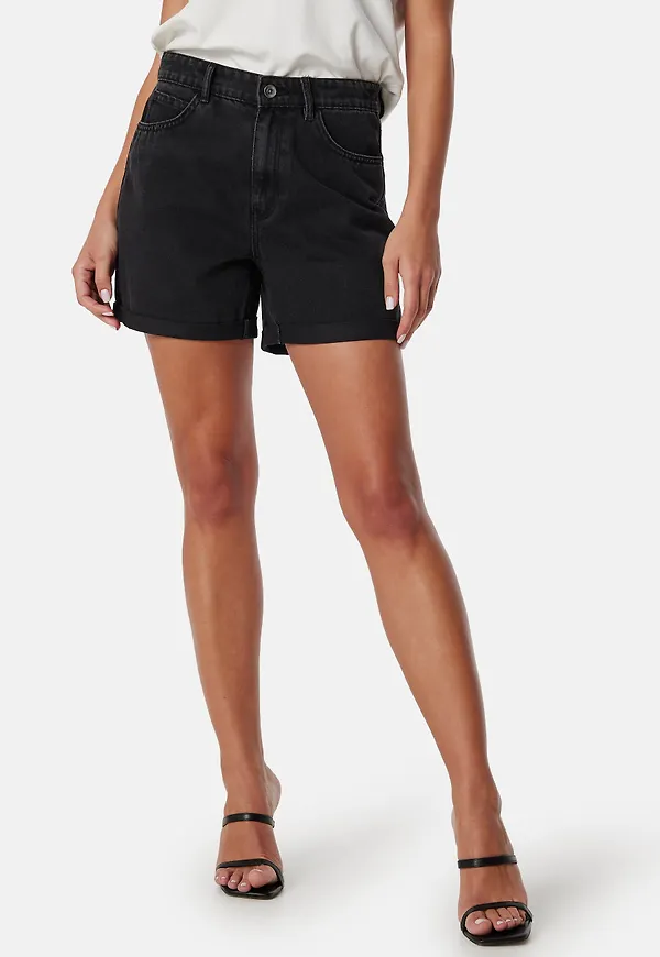 Onlvega HW Mom Dnm Shorts