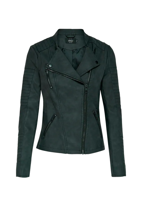Only - Bikerjacka onlAva Faux Leather Biker - Svart