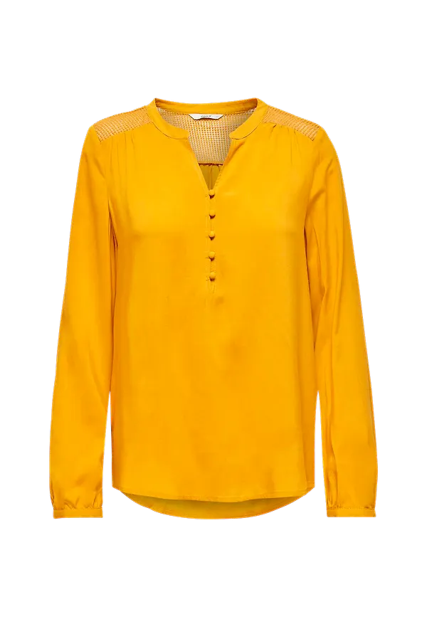 Only - Blus onlEddie Detail L/S Top - Gul - 36