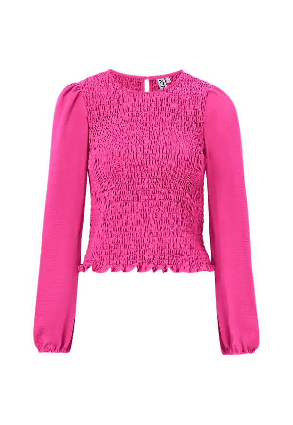 Only - Blus onlMette LS Smock Top Wvn - Lila - 34