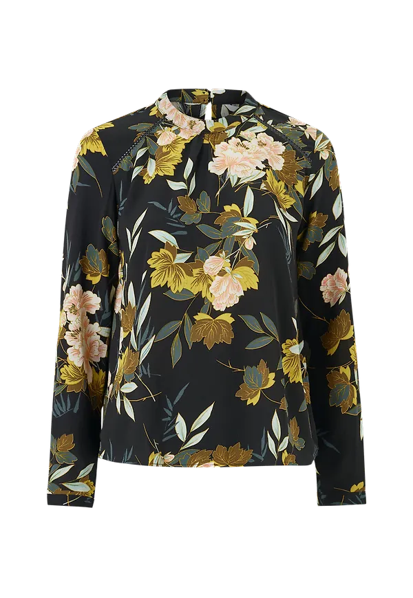 Only - Blus onlNew Mallory L/S Blouse - Svart
