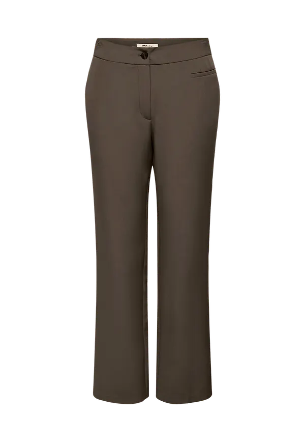 Only - Byxa onlLana-Berry Mid Straight Pant Tlr - Brun