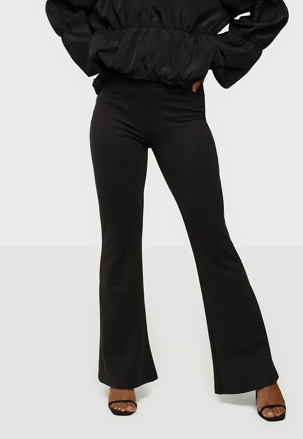 Only - Byxor - Onlfever Stretch Flaired Pants Jrs - Byxor & Shorts - Pants