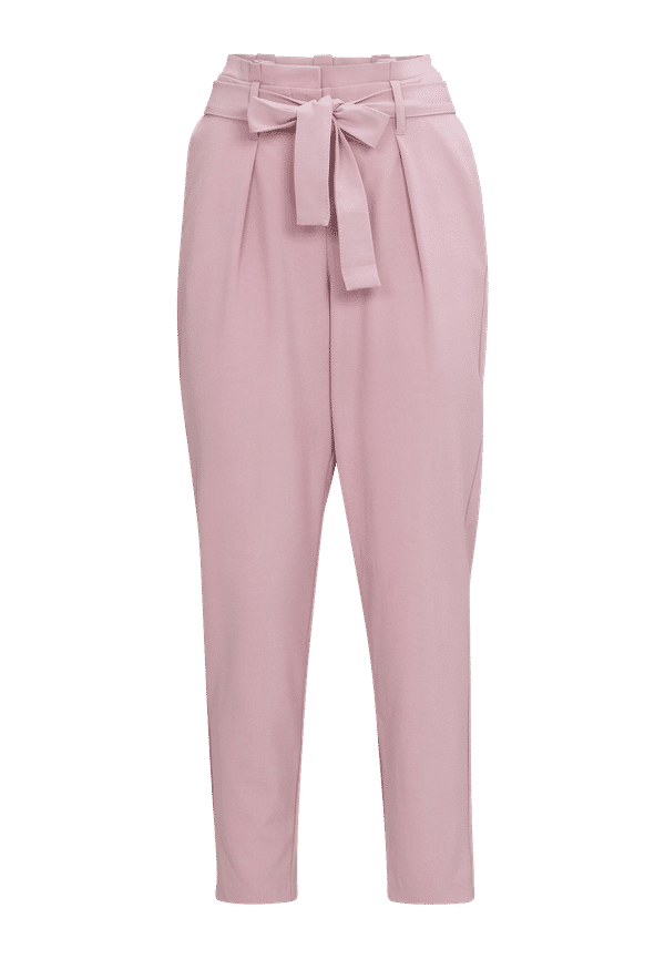 Only - Byxor onlNicole Paperbag Ankel Pants - Rosa