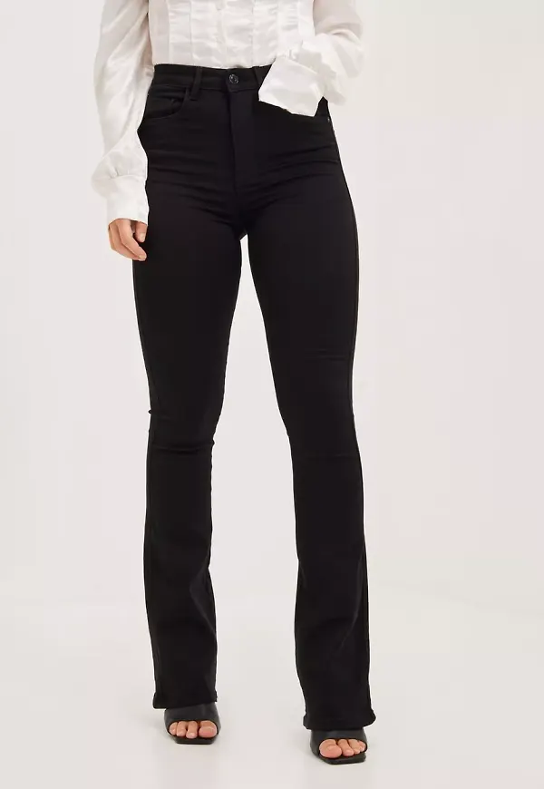Only - Flare jeans - Svart - Onlroyal High Sweet Flare 600 Noos - Jeans